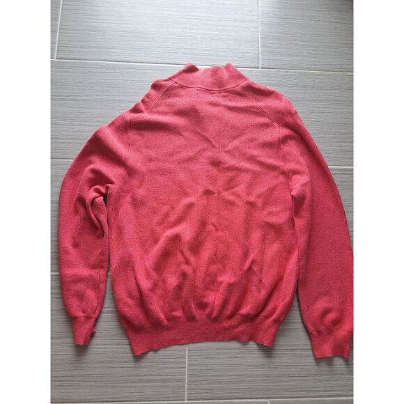 Lot 2 Polo Ralph Lauren Mens XXL Pima Cotton Quarter-Zip Sweaters Beige Salmon - Picture 8 of 9